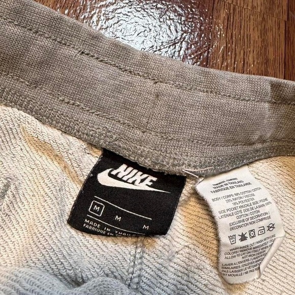 Nike Grey Fleece Retro Tech Sportswear Train Shorts Medium - Picture 3 of 5